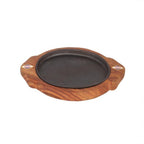 Sizzler Plate Wooden Base( Oval Shape)