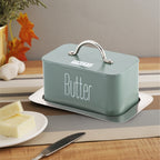 Butter Box with Handle Lid and  Dish - 500g