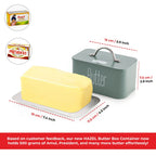 Butter Box with Handle Lid and  Dish - 500g