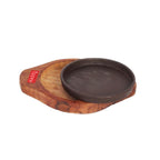Sizzling Brownie Plate |Wooden Sizzler Tray - 5 Inch