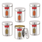 Transparent Kitchen Storage Containers – 2850 ML (Set of 6)