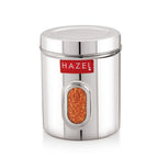 Airtight Transparent Steel Container Set of 4, 900 ml Each