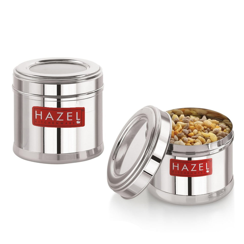 Top See Through  Masala Container – 700 ML (Set of 2)