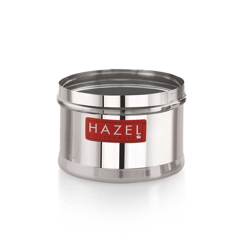 Stainless Steel Airtight Masala Container – 450 ML (Set of 6)