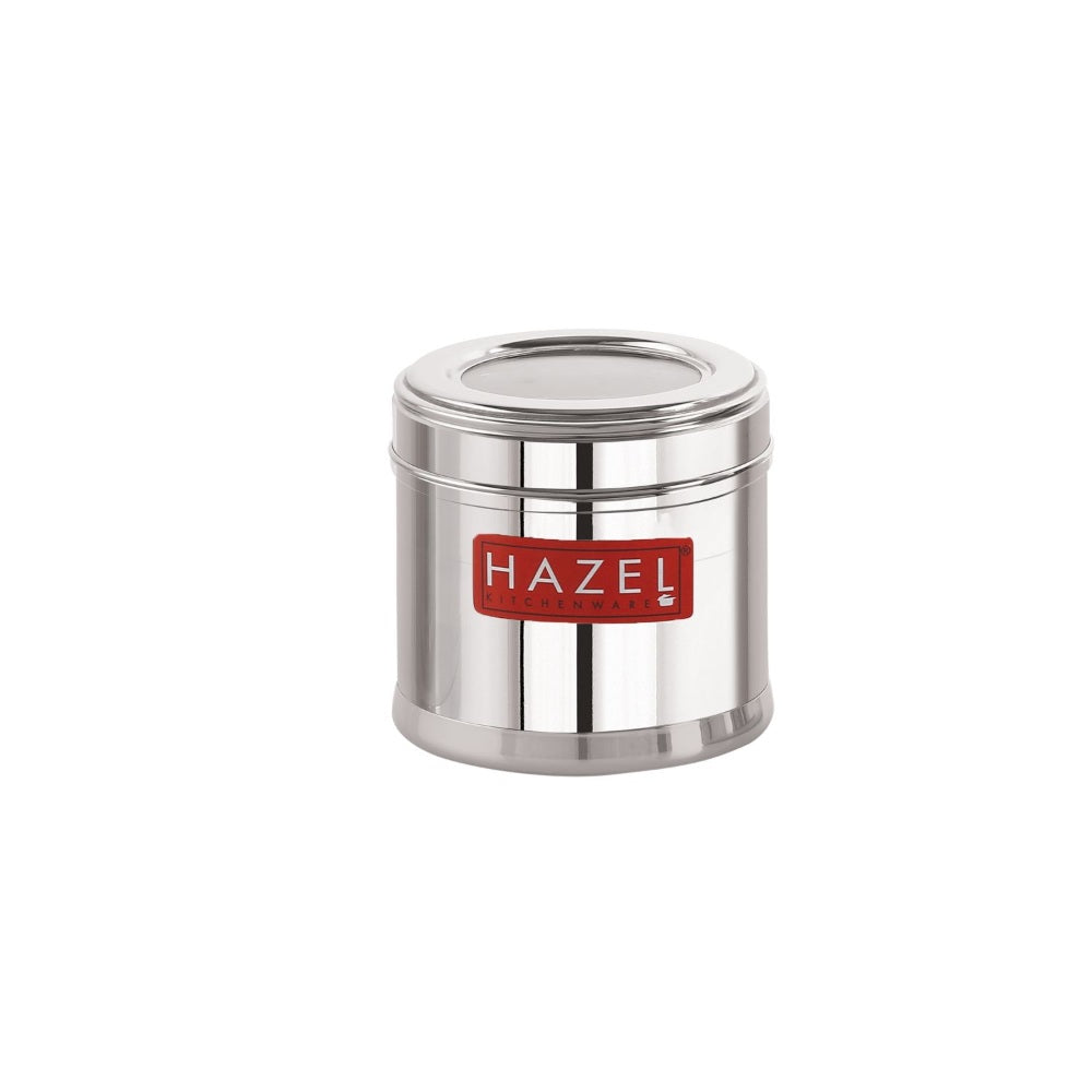 Stainless Steel Airtight Masala Container – 450 ML (Set of 6)