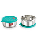 Stainless Steel Airtight Storage Containers for Kitchen - 450 ML (Set of 2)