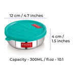 Leak Proof & Airtight Containers – 300 ML (Set of 2)