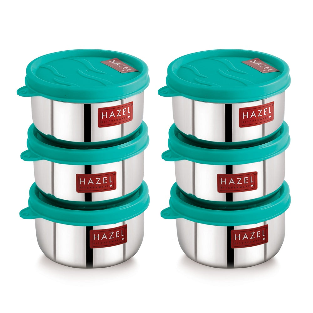Leak Proof Kitchen Storage Containers – 250 ML (Set of 6)