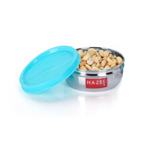 Stainless Steel Airtight Containers for Kitchen Storage– 150 ML (Set of 2) |Tiffin Box