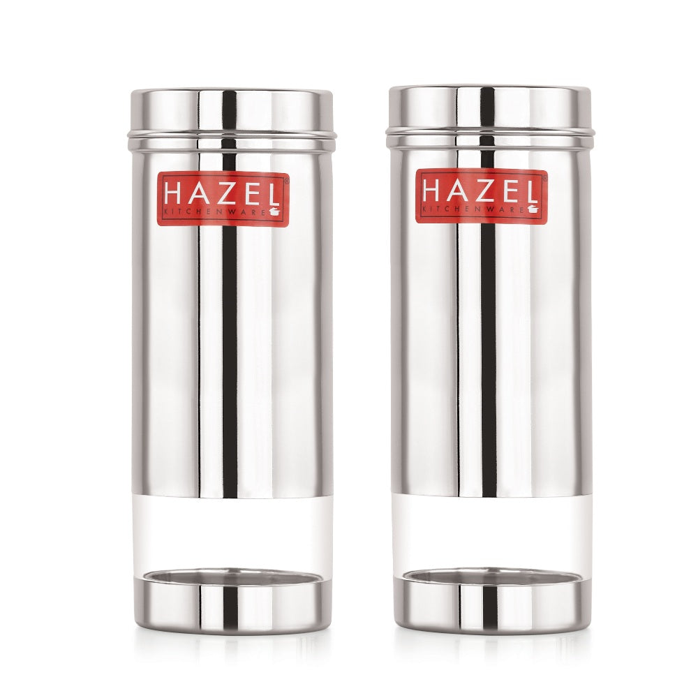 Steel Fridge Storage Container – 600 ML (Set of 2)