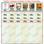 Steel Fridge Storage Container – 600 ML (Set of 2)