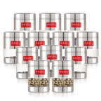 Stainless Steel Mukhwas Container – 300 ML (Set of 12)