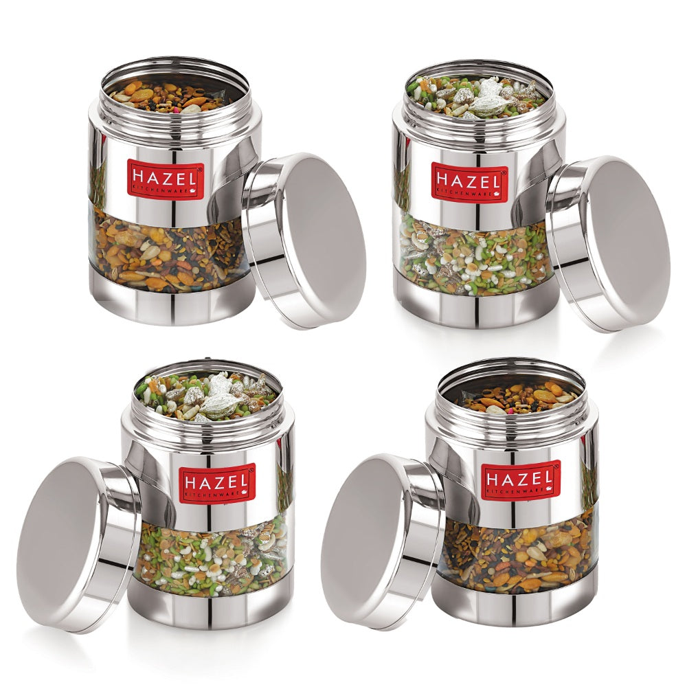 Stainless Steel Airtight Mukhwas and Masala Storage Containers
