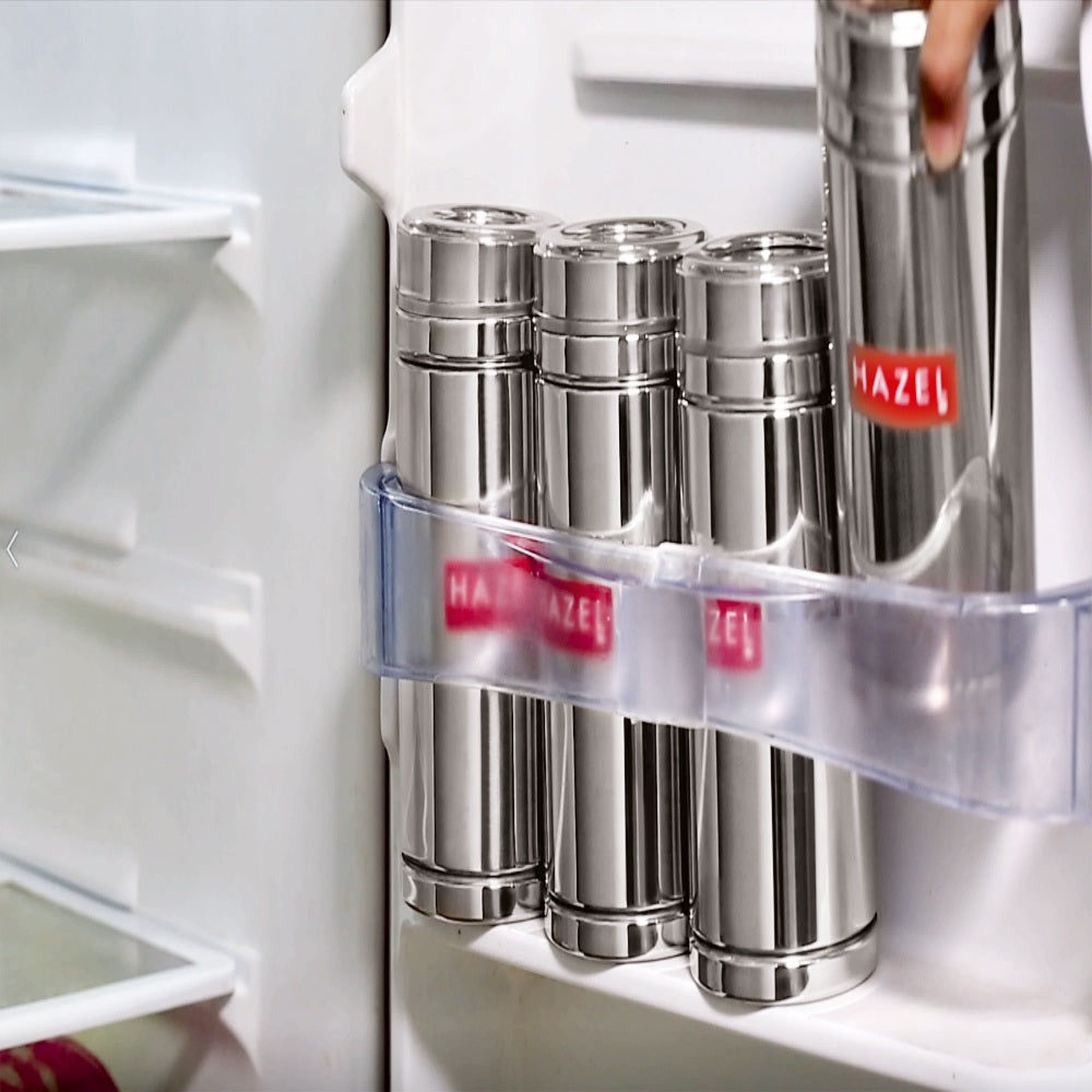 Airtight Stainless Steel Storage Containers with Transparent Lid