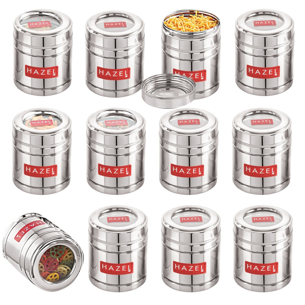 Snack Box  Set with Transparent Lid – 500ML Set of 12