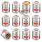Snack Box Set with Transparent Lid – 500ML Set of 12