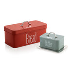Bread Box & Butter Storage Set