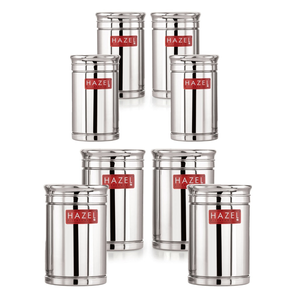 Stainless Steel Container Set of 8 (800ML, 1800ML)