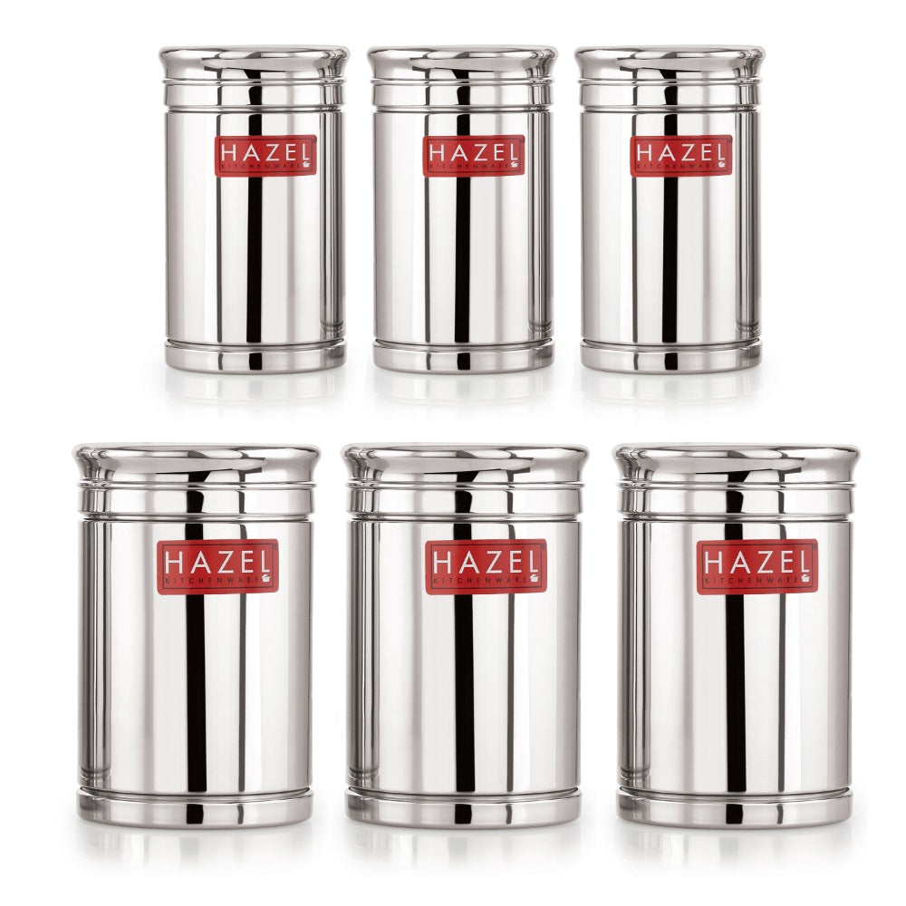 Stainless Steel Container Set of 6 (800ML, 1800ML)