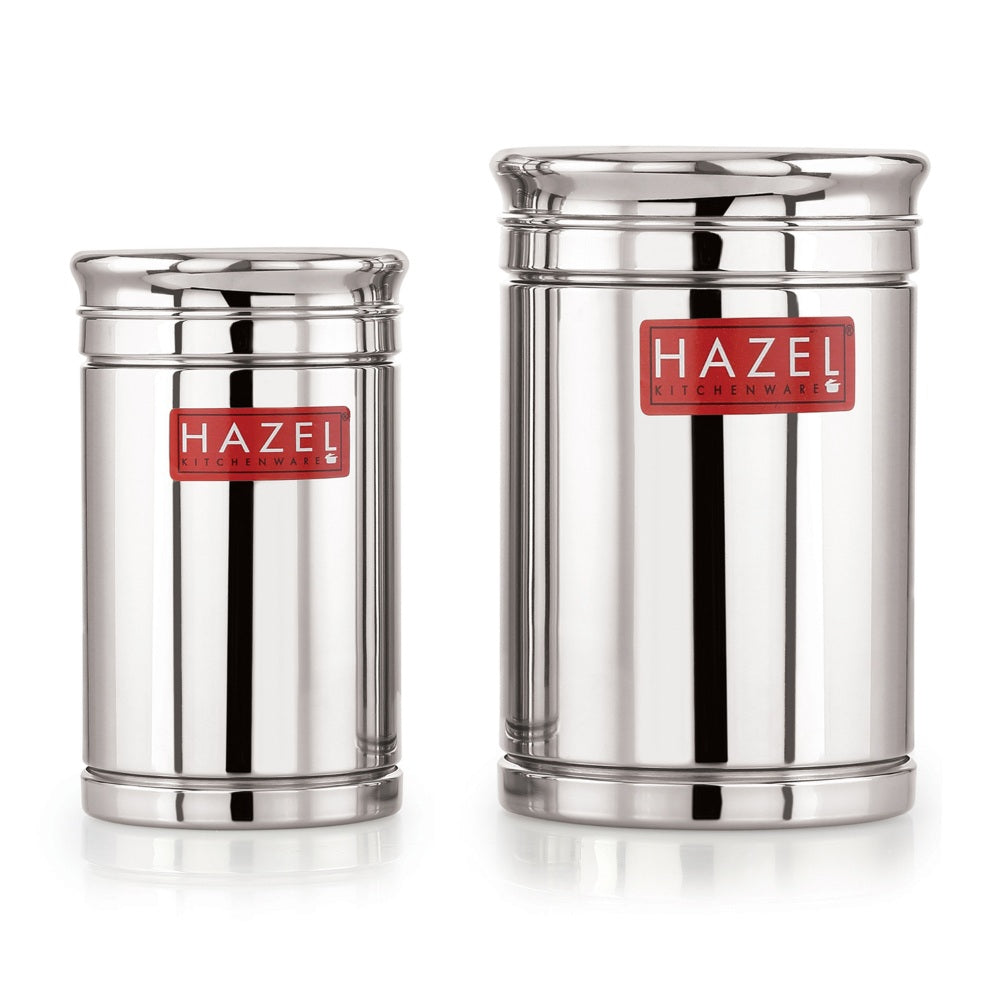 Stainless Steel Container Set of 2 (800ML, 1800ML)
