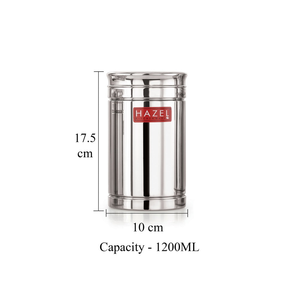 Stainless Steel Container Set - 1200 ML (Set of 2)