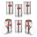 Stainless Steel Container Set - 800 ML (Set of 6)