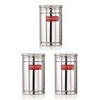 Stainless Steel Container Set - 800 ML (Set of 3)