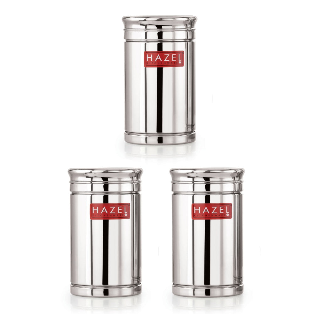 Stainless Steel Container Set - 800 ML (Set of 3)