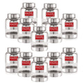 Stainless Steel Transparent Container  (Barni Shape)– 350 ML (Set of 12)