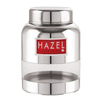Stainless Steel Transparent Container  (Barni Shape)– 350 ML (Set of 6)