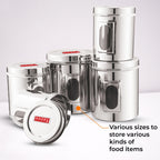 Steel Storage Container Set of 5