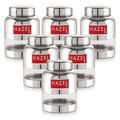 Stainless Steel Airtight Containers –  600 ML, Set of 6