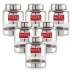 Stainless Steel Airtight Containers –  600 ML, Set of 6