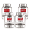Stainless Steel Barni Shape Airtight Containers –  600 ML, Set of 4