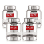 Stainless Steel Barni Shape Airtight Containers –  600 ML, Set of 4