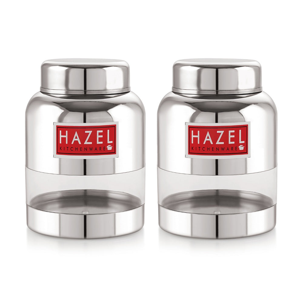 Stainless Steel Transparent Airtight Containers, Leakproof Storage