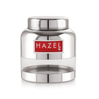 Stainless Steel Airtight Containers –  600 ML, Set of 2