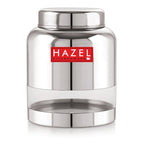 Stainless Steel Airtight Transparent Container – 1500 ML (Set of 2)