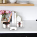 Stainless Steel Mini Airtight Container – 400 ML (Set of 2)