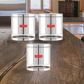 Stainless Steel Transparent Storage Containers – 3000 ML (Set of 3)