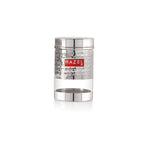 Stainless Steel Hammered Finish Transparent Container (Glossy)- Set of 2, 600 ML Each