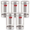 Wide Mouth See Through Container, 950 ML – Set of 5
