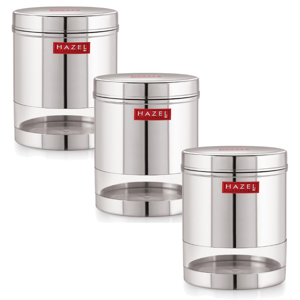 Stainless Steel Airtight See Through Container