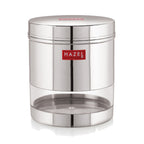Transparent Steel Container, 700 ML – Set of 4