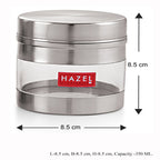 Stainless Steel Transparent Container Set of 6, 350ML Each