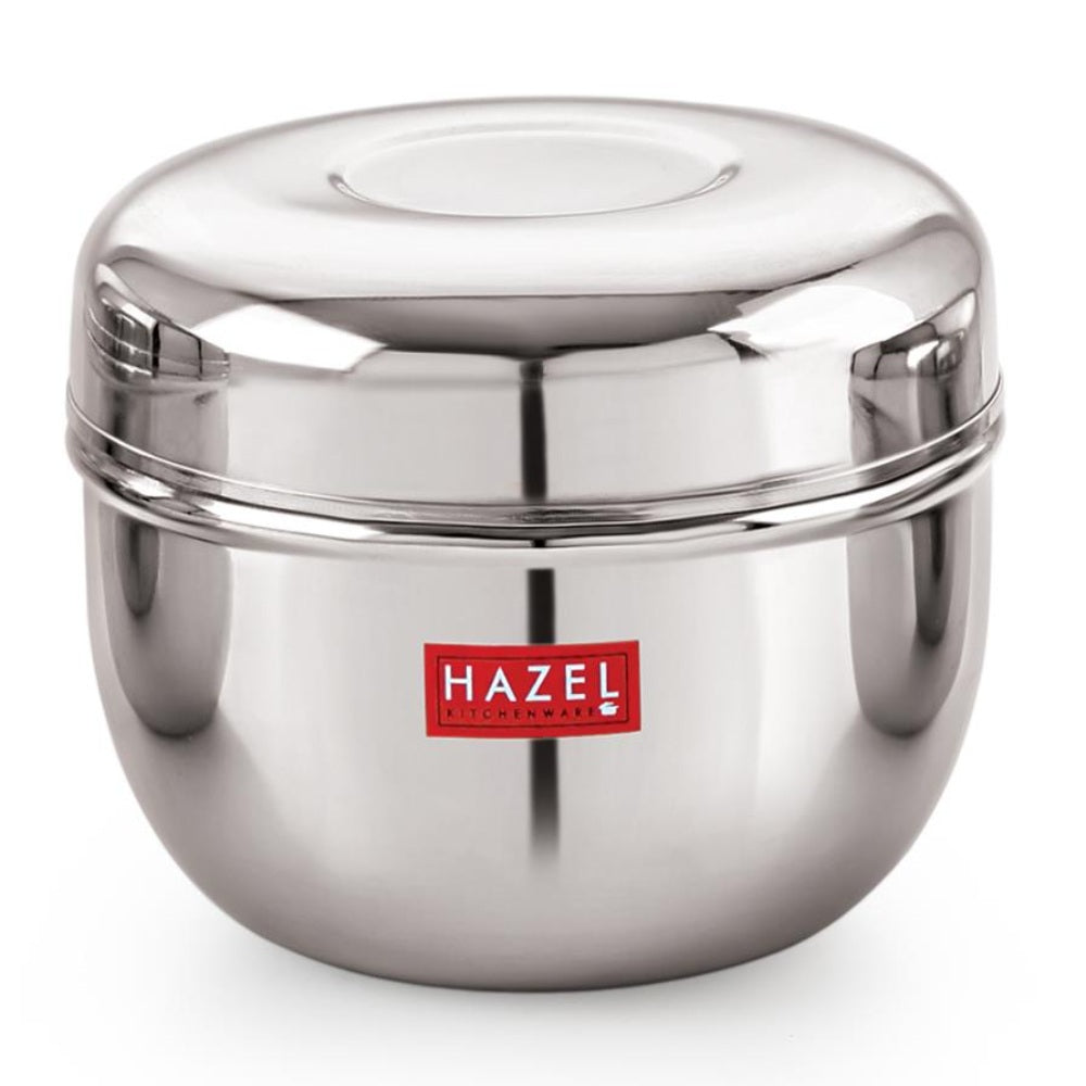 Stainless Steel  Apple Shape Container Set of 3 (650ML, 900ML & 1300ML)