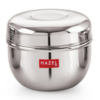 Stainless Steel  Apple Shape Container Set of 3 (650ML, 900ML & 1300ML)
