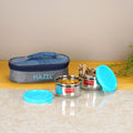 Steel Tiffin Lunch box for men and women ||2 Airtight Lunch Box - 250 ML each