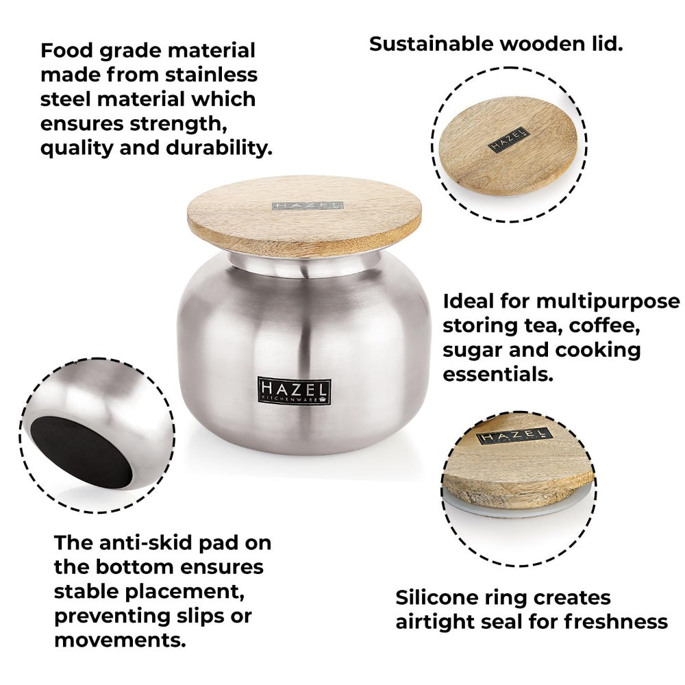 Stainless Steel Airtight Storage Container – 550 ML