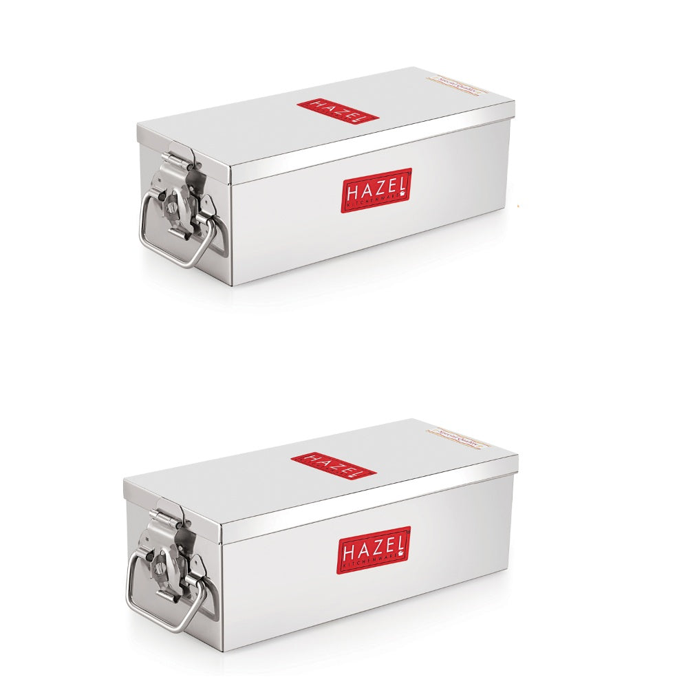 Stainless Steel Jewellery Box Organisers For Women - Set Of 2